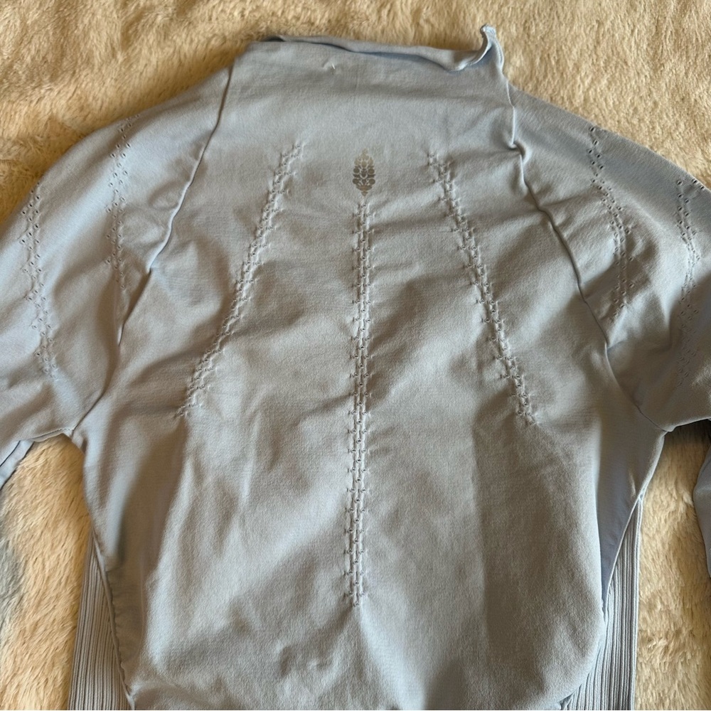 NWOT Free People Good Karma High Neck Layer Crop Top, M/L - Picture 9 of 12